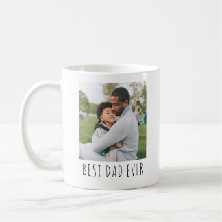 Caneca De Café Melhor Pai de Cheio do Nunca Foto Personalizada do