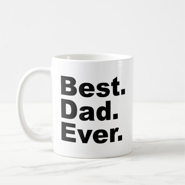 Caneca De Café Melhor Pai De Coffee Mug (Esquerda)