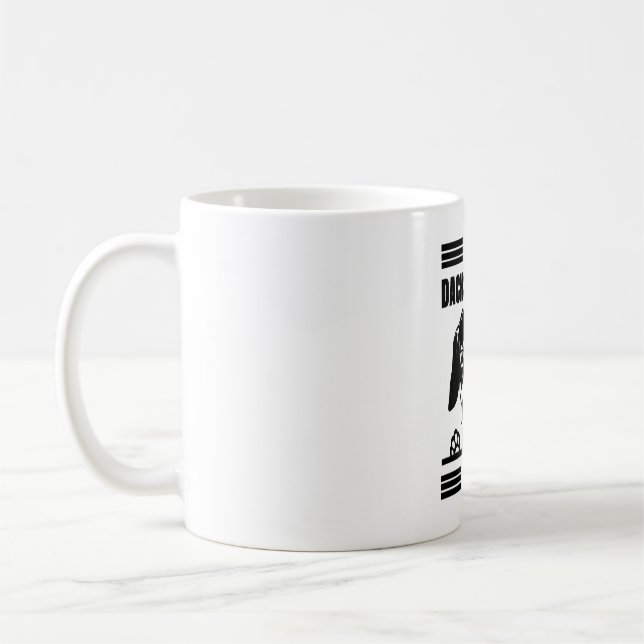 Caneca De Café Melhor Pai De Dachshund Nunca (Esquerda)