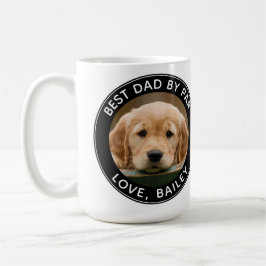 Caneca De Café Melhor Pai De Foto De Cão Personalizado Por Par Pr