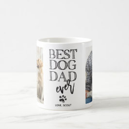 Caneca De Café Melhor Pai de Fotografia Personalizada Moderna