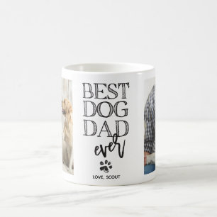 Caneca De Café Melhor Pai de Fotografia Personalizada Moderna
