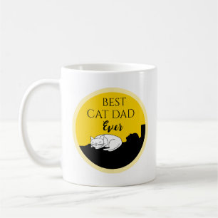Caneca De Café Melhor Pai de Gato de Todos os Tempos 