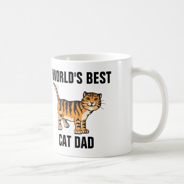 CANECA DE CAFÉ MELHOR PAI DE GATO DO MUNDO (Direita)