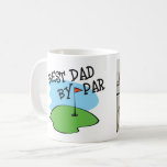 Caneca De Café Melhor Pai De Golfe Por Foto Do Par Golf Pun<br><div class="desc">O Melhor Pai De Golfe Do Par Golf Pun. Adicione suas próprias 4 fotografias. Caneca de golfe de Ricaso. Perfeito para golfistas/pais de golfe para dia de os pais ou qualquer dia</div>
