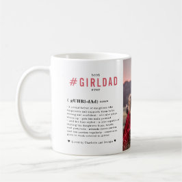 Caneca De Café Melhor Pai De Rapariga | Foto personalizada do #Gi