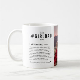 Caneca De Café Melhor Pai De Rapariga | Foto personalizada do #Gi