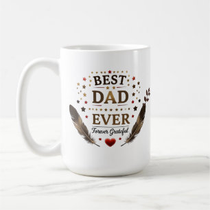 Caneca De Café Melhor Pai de sempre - Negrito e Grata