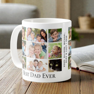 Caneca De Café Melhor Pai de Todos Colagem de Fotos