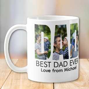 Caneca De Café Melhor Pai de Todos Foto Carta