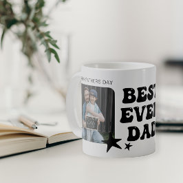 Caneca De Café Melhor Pai de Todos os Tempos | Colagem de Fotos