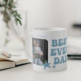 Caneca De Café Melhor Pai de Todos os Tempos | Colagem de Fotos