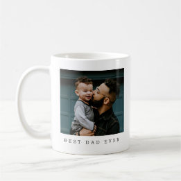 Caneca De Café Melhor Pai de Todos os Tempos Foto Completa Person
