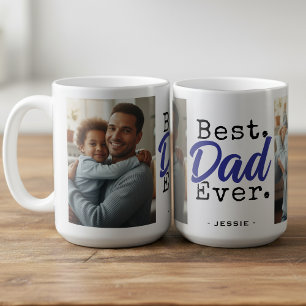 Caneca De Café Melhor Pai de Todos os Tempos Foto Dia dos Pais