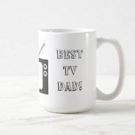 Caneca De Café Melhor Pai de TV!