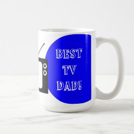 Caneca De Café Melhor Pai de TV!