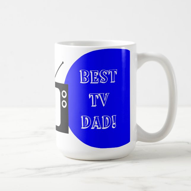 Caneca De Café Melhor Pai de TV! (Direita)