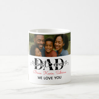 Caneca De Café Melhor Pai do Mundo Colagem de Fotos Personalizada