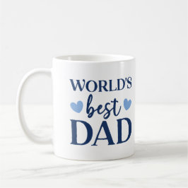 Caneca De Café Melhor Pai do Mundo e 2 Filhos Caminhando com Aqua