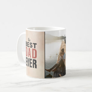 Caneca De Café Melhor Pai do Mundo Foto em Aquarela para o Dia do