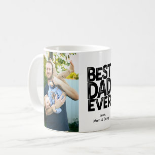Caneca De Café Melhor Pai do Mundo Foto Personalizada de 2 Lados