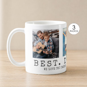 Caneca De Café Melhor Pai do Mundo Moderno Foto Personalizada