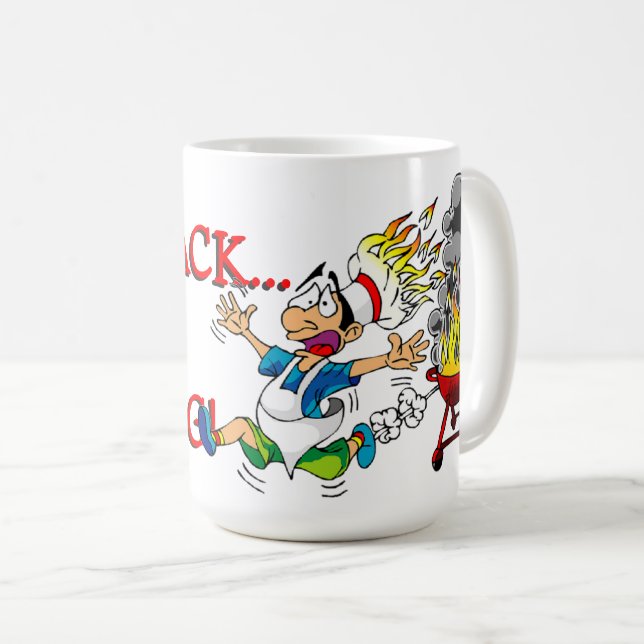 Caneca De Café Melhor Pai do Mundo no Churrasco (Frente Esquerda)