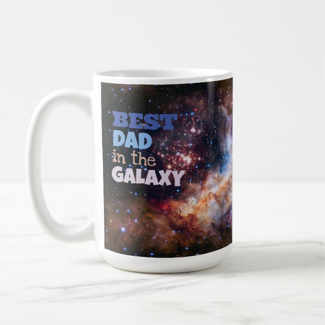 Caneca De Café Melhor Pai do Padre Galaxy Gift Mug (Esquerda)