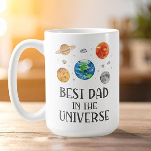 Caneca De Café Melhor Pai do Universo Citação Divertida Dia dos P