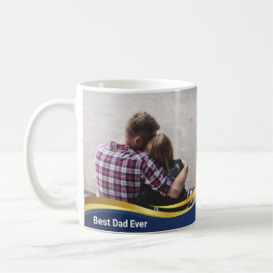 Caneca De Café Melhor Pai, Foto personalizada do Dia de os pais