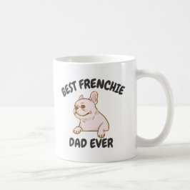 Caneca De Café Melhor Pai Francês De Todos, Engraçado Cachorro Fr