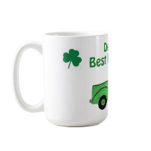 Melhor Pai Irlandês Caminhão Verde Pintado à Mão V