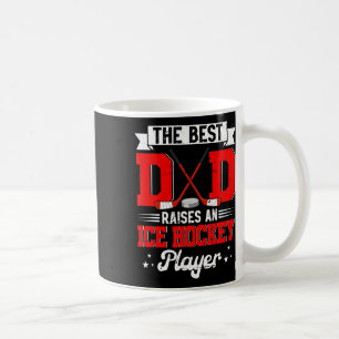 Caneca De Café Melhor Pai Levanta Um Jogador De Hóquei No Gelo Di
