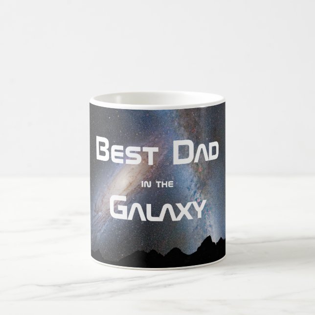 Caneca De Café Melhor Pai na Galaxy Mug (Centro)