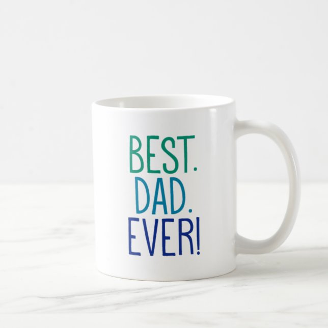 Caneca De Café Melhor. Pai. Nunca! (Direita)