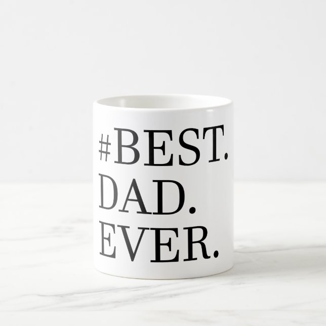 Caneca De Café Melhor Pai Nunca Mug (Centro)