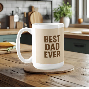 Caneca De Café Melhor Pai ☕ Nunca Mug Significativo para os Pai