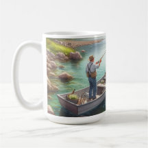 Caneca de Café Melhor Pai Pescador