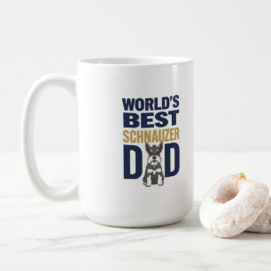 Caneca De Café Melhor Pai Schnauzer do Mundo