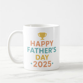 Caneca De Café Melhor Pai troféu Mug Happy Padre Day 2025