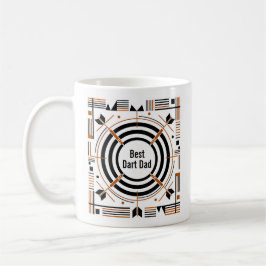 Caneca De Café Melhor Papai de Dardos – Feliz Dia dos Pais
