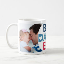 Caneca De Café Melhor Papai de Todos. Colagem de Fotos Engraçadas
