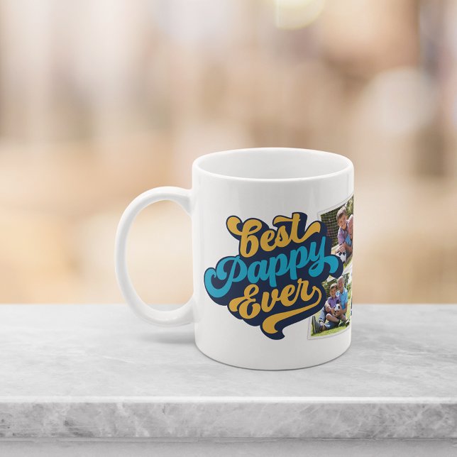 Caneca De Café Melhor Pappy nunca | Vovô Foto (Criador carregado)