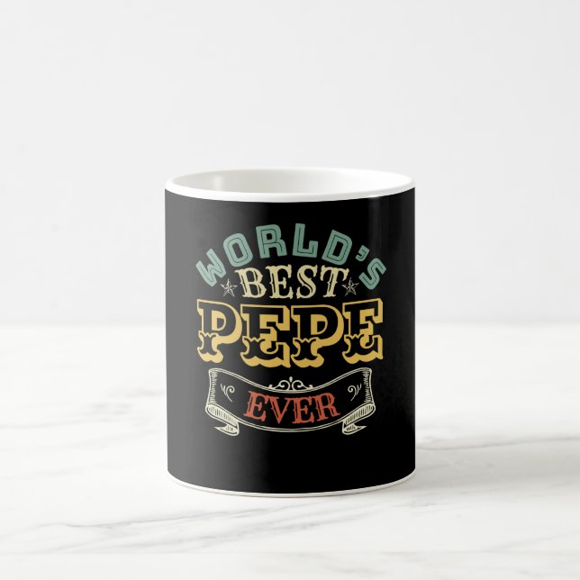 CANECA DE CAFÉ MELHOR PEPE DO MUNDO NUNCA (Centro)
