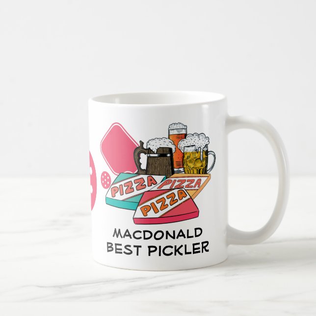 Caneca De Café MELHOR PICKLEBALL DE cerveja PICKLER (Direita)