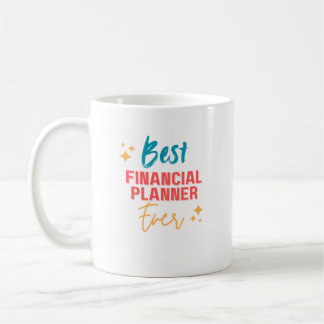 Caneca de café Melhor planejador financeiro de tod