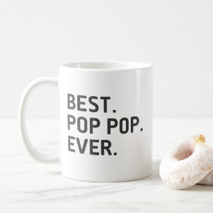 Caneca De Café Melhor Pop de Pop Nunca Mais Engraçado Avô