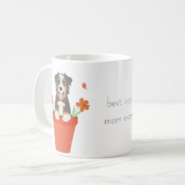 Caneca De Café Melhor Pote de Shepherd Flower da Mãe Australiana