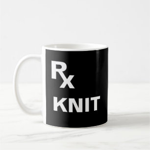 Caneca De Café Melhor Prescrição - "RX TRICÔ" - ARTESANATO EM FIO