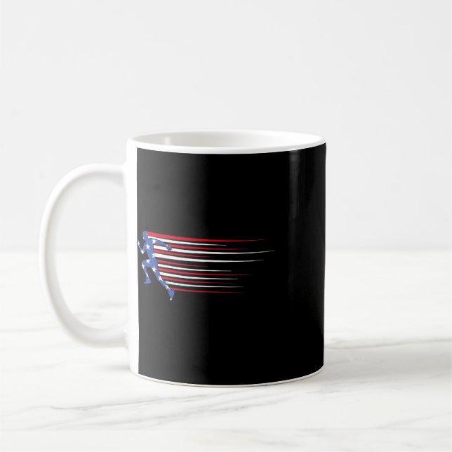 Caneca De Café Melhor Presente Da Equipe Usa Bandeira Americana D (Esquerda)
